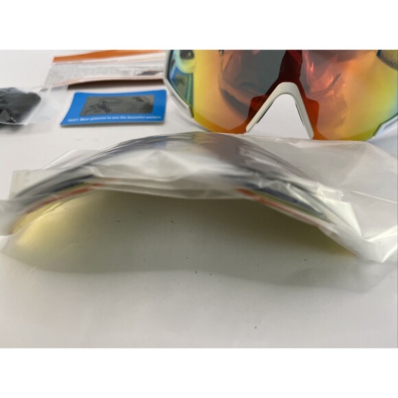 Tunfund Sunglasses Inter-Changeable Shades in Case Designer Fashion White - Picture 2 of 7